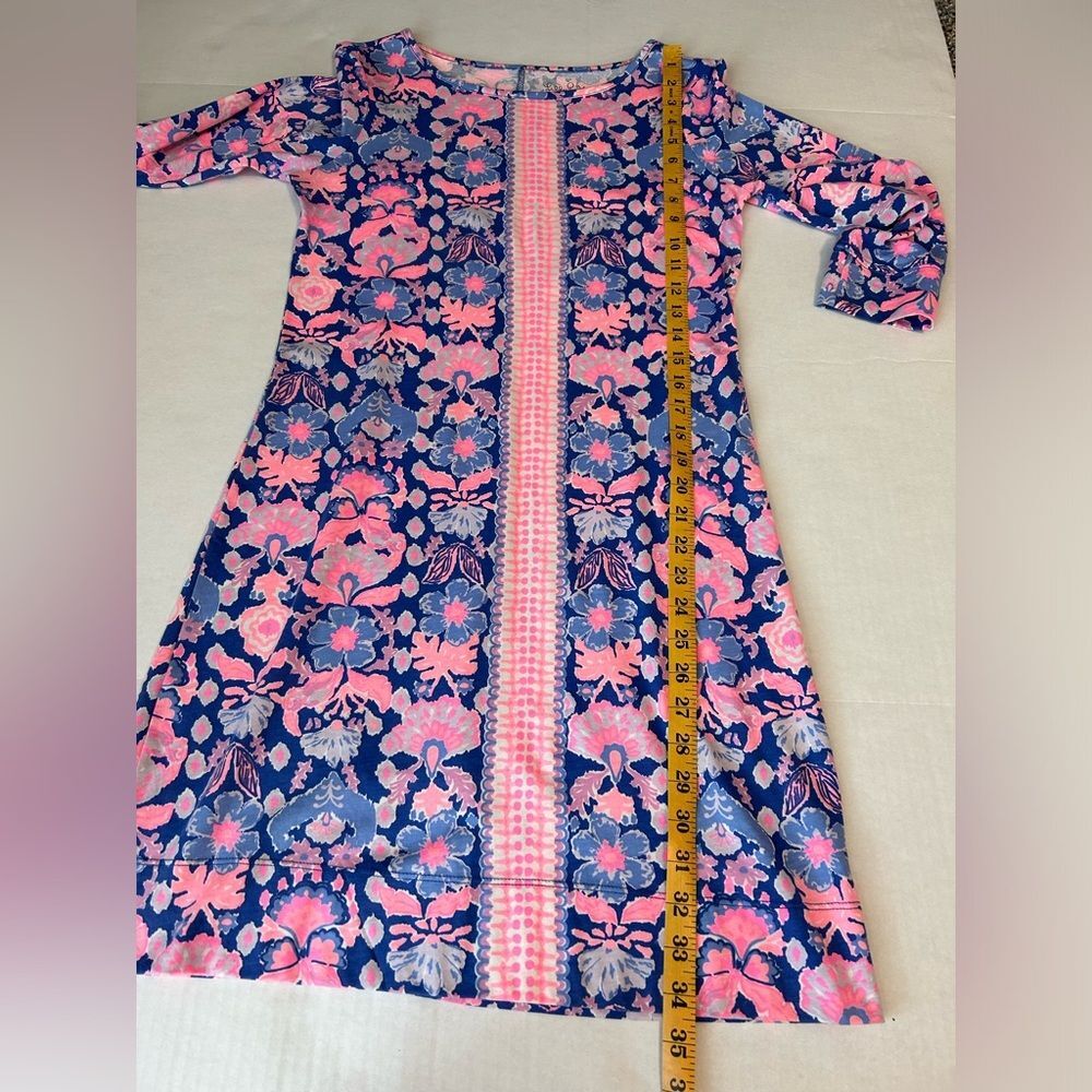 Lilly Pulitzer Marlowe Iris Blue Werk It Engineered Marlow Dress Size S - Picture 9 of 9
